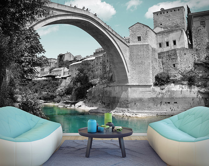 Bosna Mostar Köprüsü Duvar Kağıdı