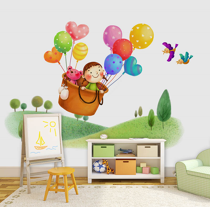 Renkli Balonlar - Duvar Kağıdı