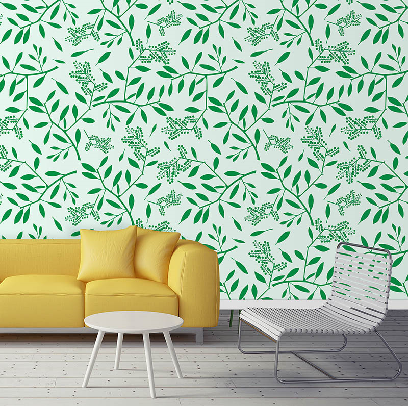 Yeşil Yapraklar Duvar Kağıdı